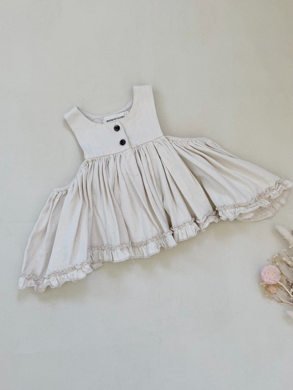 House of Paloma Bijou Top - Cream 3T